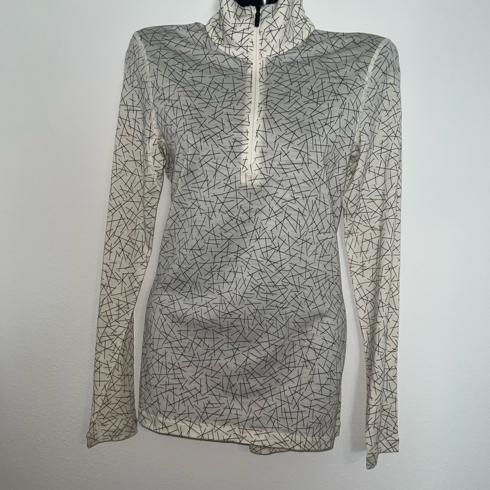 Icebreaker Merino 200 Oasis Women's Long Sleeve Half Zip Thermal Base Layer Shir - Picture 2 of 4
